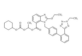 <em>PUNYW13593353</em> <em>Candesartan</em> <em>Cilexetil</em> <em>EP</em> <em>Impurity</em> <em>F</em> (<em>2-Ethyl-Candesartan</em> <em>Cilexetil</em>)