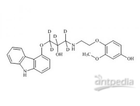 PUNYW8930595 4';-Hydroxyphenyl Carvedilol-d5