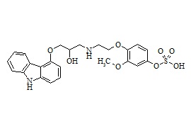 PUNYW8932361 4'-Hydroxyphenyl <em>Carvedilol</em> Sulfate