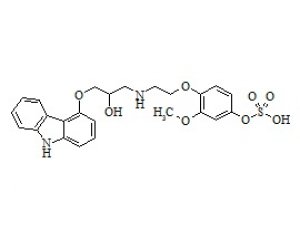 PUNYW8932361 4'-Hydroxyphenyl Carvedilol Sulfate