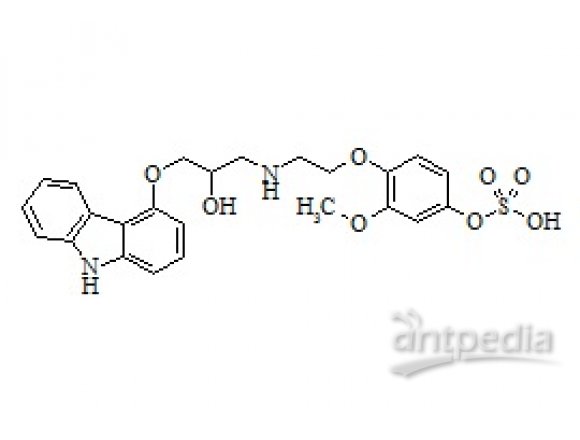 PUNYW8932361 4'-Hydroxyphenyl Carvedilol Sulfate