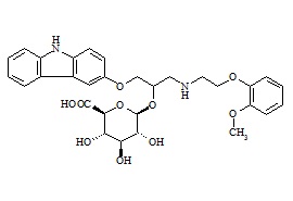 <em>PUNYW8934490</em> <em>Carvedilol</em> <em>glucuronide</em>