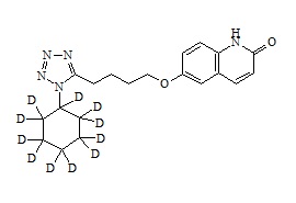 PUNYW21480203 3,4-Dehydro <em>Cilostazol</em>-d11 (<em>Cilostazol</em> USP <em>related</em> <em>compound</em> <em>B</em>-d11)