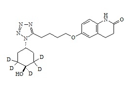 <em>PUNYW21481120</em> <em>4-trans-Hydroxy</em> <em>Cilostazol</em>?d5