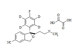 PUNYW8238313 (<em>S</em>)-Desmethyl <em>Citalopram</em>-d4 <em>Oxalate</em>