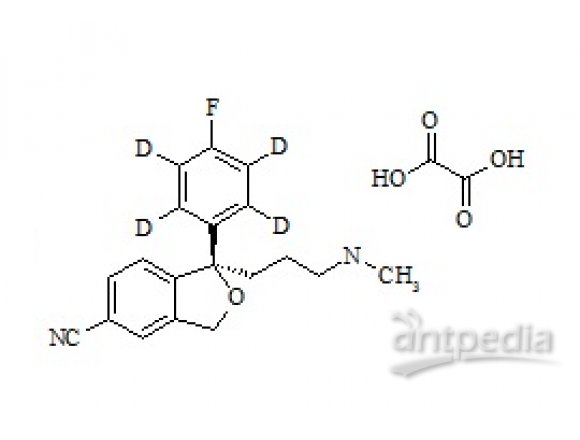 PUNYW8240544 (R)-Desmethyl Citalopram-d4 Oxalate