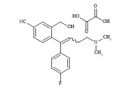 PUNYW8242101 Citalopram Ring-opening Impurity <em>Oxalate</em> (Citalopram Alkene Impurity <em>Oxalate</em>) (Mixture of Z and E Isomers)