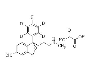 PUNYW8200469 N-Desmethyl Citalopram-d4 Oxalate