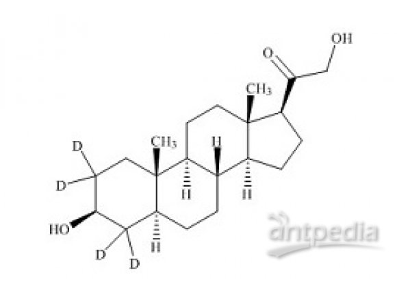 PUNYW23624432 3-beta,5-alfa-Tetrahydrodeoxycorticosterone-d4