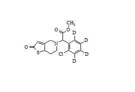 PUNYW6553281 <em>2-Oxo-Clopidogrel</em>-d4 (<em>Mixture</em> of <em>Diastereomers</em>)