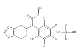 <em>PUNYW6539203</em> <em>rac-Clopidogrel</em>-d4 <em>Hydrogen</em> <em>Sulfate</em>