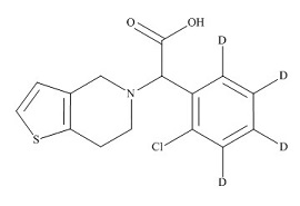 <em>PUNYW6540111</em> <em>rac-Clopidogrel</em>-d4 <em>Carboxylic</em> <em>Acid</em>