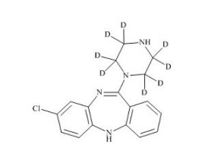 PUNYW18614521 Clozapine EP Impurity C-d8 (N-Desmethyl Clozapine-d8)