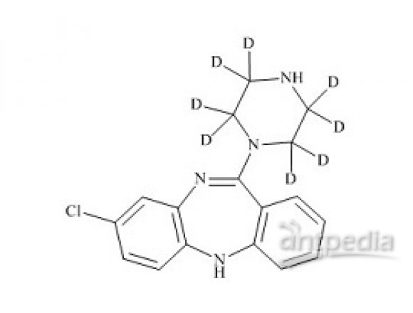 PUNYW18614521 Clozapine EP Impurity C-d8 (N-Desmethyl Clozapine-d8)