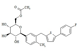 PUNYW8751535 <em>Canagliflozin</em> Monoacetyl <em>Impurity</em>