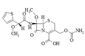 <em>PUNYW23763481</em> <em>Cefoxitin</em> <em>impurity</em> <em>F</em> (<em>S-methoxy</em> <em>cefoxitin</em>)