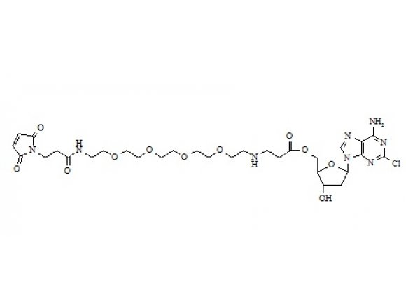 PUNYW23066310 5';-(3-MAL-PEG2-aminobutanoate)-cladribine