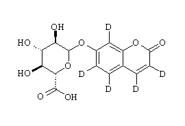 PUNYW15434477 <em>7-Hydroxycoumarin</em>-d5 <em>glucuronide</em>