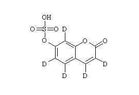 <em>PUNYW15436101</em> <em>7-Hydroxycoumarin</em>-d5 <em>sulfate</em>