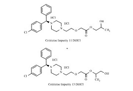 PUNYW9244326 Cetirizine Impurity 15 <em>DiHCl</em> (Mixture of Cetirizine Impurity 11 <em>DiHCl</em> and Cetirizine Impurity 13 <em>DiHCl</em>)