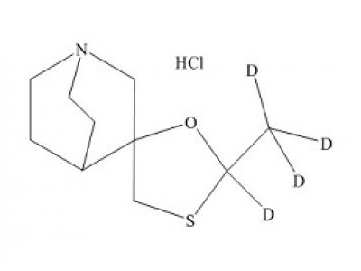 PUNYW19918296 rac-Cevimeline-d4 HCl (Mixture of Diastereomers)