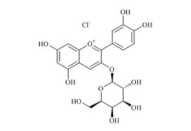 PUNYW25455385 <em>Cyanidin-3-O-Galactopyranoside</em> <em>Chloride</em> (Idaein <em>Chloride</em>)
