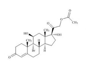PUNYW3358406 9α Br Hydrocortisone Acetate