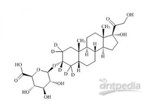 PUNYW3421370 Tetrahydro-11-deoxy Cortisol 3-O-?-D-Glucuronide-d5