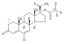 PUNYW18974538 <em>Cyproterone</em> <em>Acetate</em>-13C2-d3
