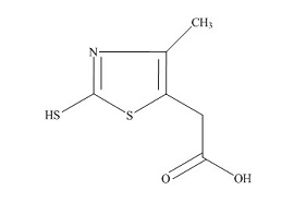 <em>PUNYW22615588</em> <em>Cefodizime</em> <em>Impurity</em> (<em>2-Mercapto-4-methyl-5-thiazoleacetic</em> <em>acid</em>)