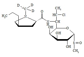 PUNYW3727220 <em>Clindamycin</em> Sulfoxide-13C-d<em>3</em>