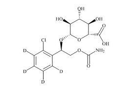 PUNYW20367182 (<em>R</em>)-<em>Carisbamate</em>-d4-beta-D-O-Glucuronide