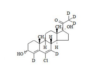 PUNYW19143385 3-Hydroxy Chlormadinone-d5