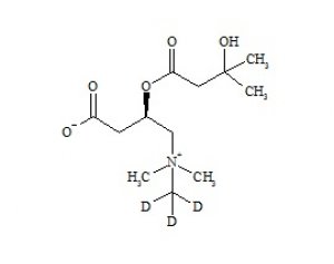 PUNYW21738204 (3R)-3-Hydroxyisovaleroyl-Carnitine-d3