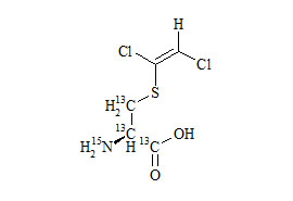 PUNYW4909322 <em>S</em>-(<em>1,2-Dichlorovinyl</em>)-<em>Cysteine</em>-13C3-15N