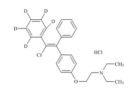 PUNYW18849100 cis-<em>Clomiphene</em>-d5 HCl (Zuclomiphene-d5 HCl)