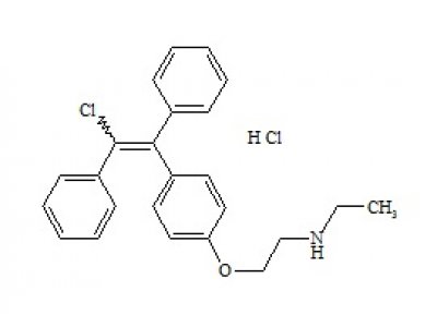 PUNYW18842295 N-Desethyl Clomiphene HCl (Mixture of Z and E Isomers)