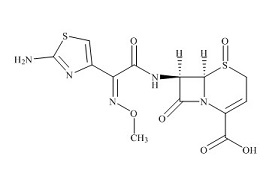 <em>PUNYW12957350</em> <em>Ceftizoxime</em> <em>Impurity</em> <em>17</em> (<em>Ceftizoxime</em> <em>S-Oxide</em>)
