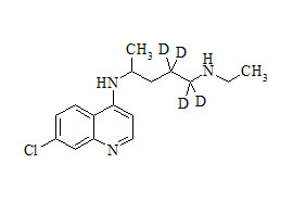 PUNYW23586320 <em>Desethyl</em> Chloroquine-d4