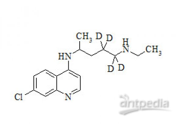 PUNYW23586320 Desethyl Chloroquine-d4