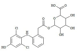 PUNYW10236459 4'-Hydroxy <em>Diclofenac</em> Acyl Glucuronide