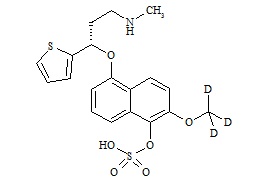 <em>PUNYW10496240</em> <em>5-Hydroxy-6-Methoxy</em> <em>Duloxetine</em> <em>Sulfate</em>-D3