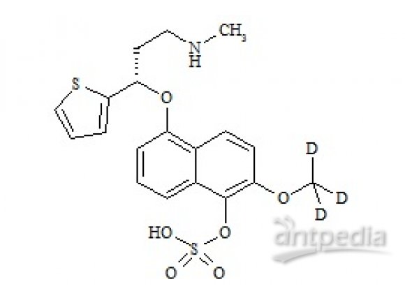 PUNYW10496240 5-Hydroxy-6-Methoxy Duloxetine Sulfate-D3