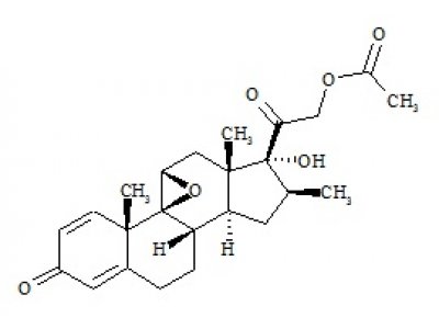 PUNYW13653283 Desoximetasone Impurity 3 (Beta Methyl Epoxide 21-Acetate)