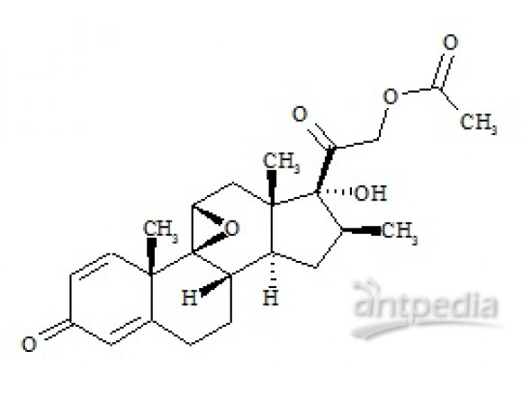 PUNYW13653283 Desoximetasone Impurity 3 (Beta Methyl Epoxide 21-Acetate)