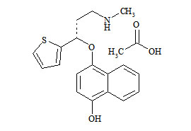 <em>PUNYW10464473</em> <em>4-Hydroxy</em> <em>Duloxetine</em> <em>Acetate</em>