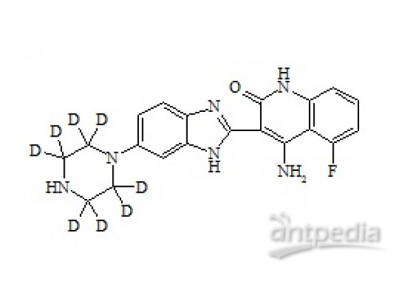 PUNYW26163576 N-Desmethyl Dovitinib-d8