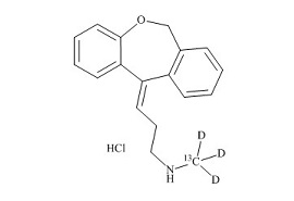 <em>PUNYW17780412</em> <em>N-Desmethyl</em> <em>Doxepin</em>-13C-d3 <em>HCl</em>