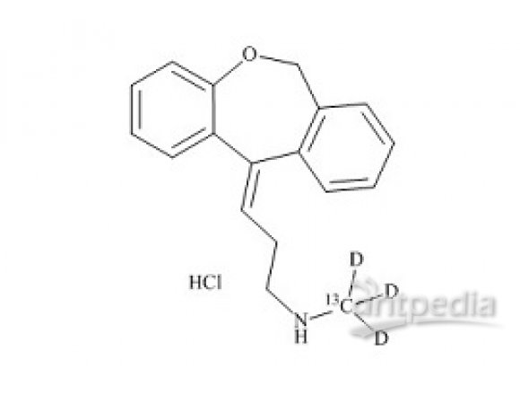 PUNYW17780412 N-Desmethyl Doxepin-13C-d3 HCl