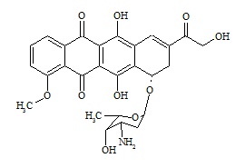 PUNYW12717307 <em>Doxorubicin</em> <em>Impurity</em> 8 (<em>9</em>,10-Anhydro <em>Doxorubicin</em>)